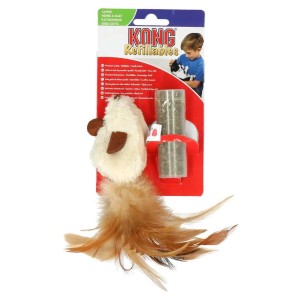 KONG Refillables Feather Mouse